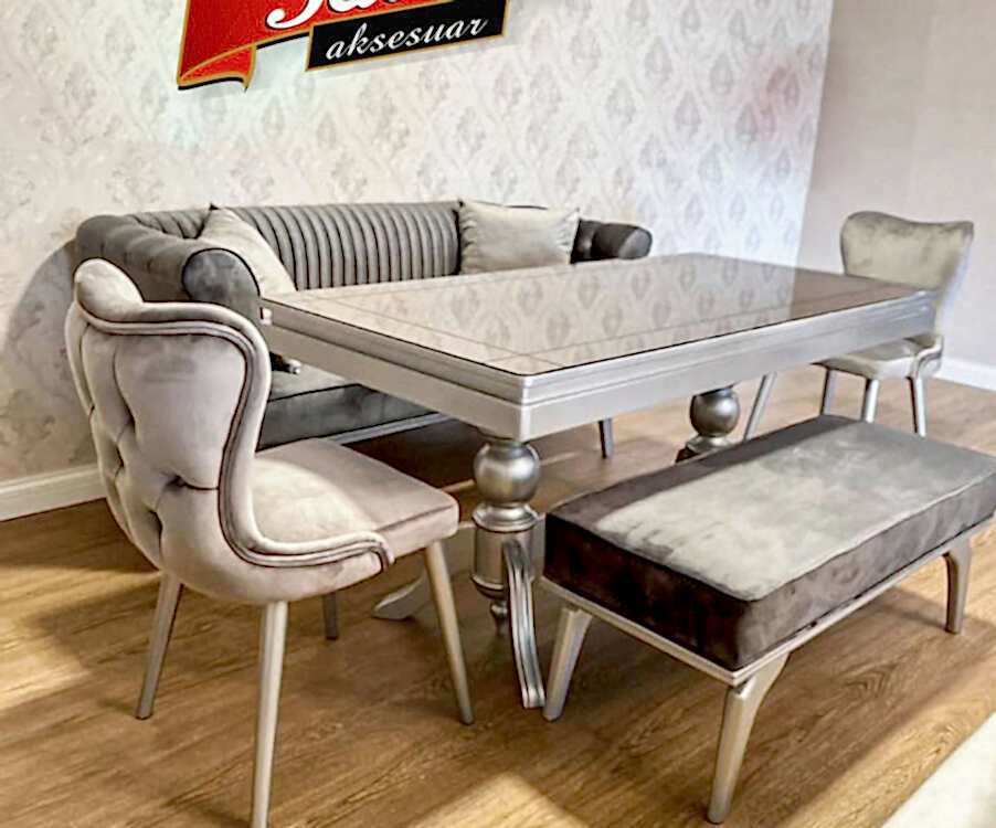 Relax Gümüş Bank Takımı